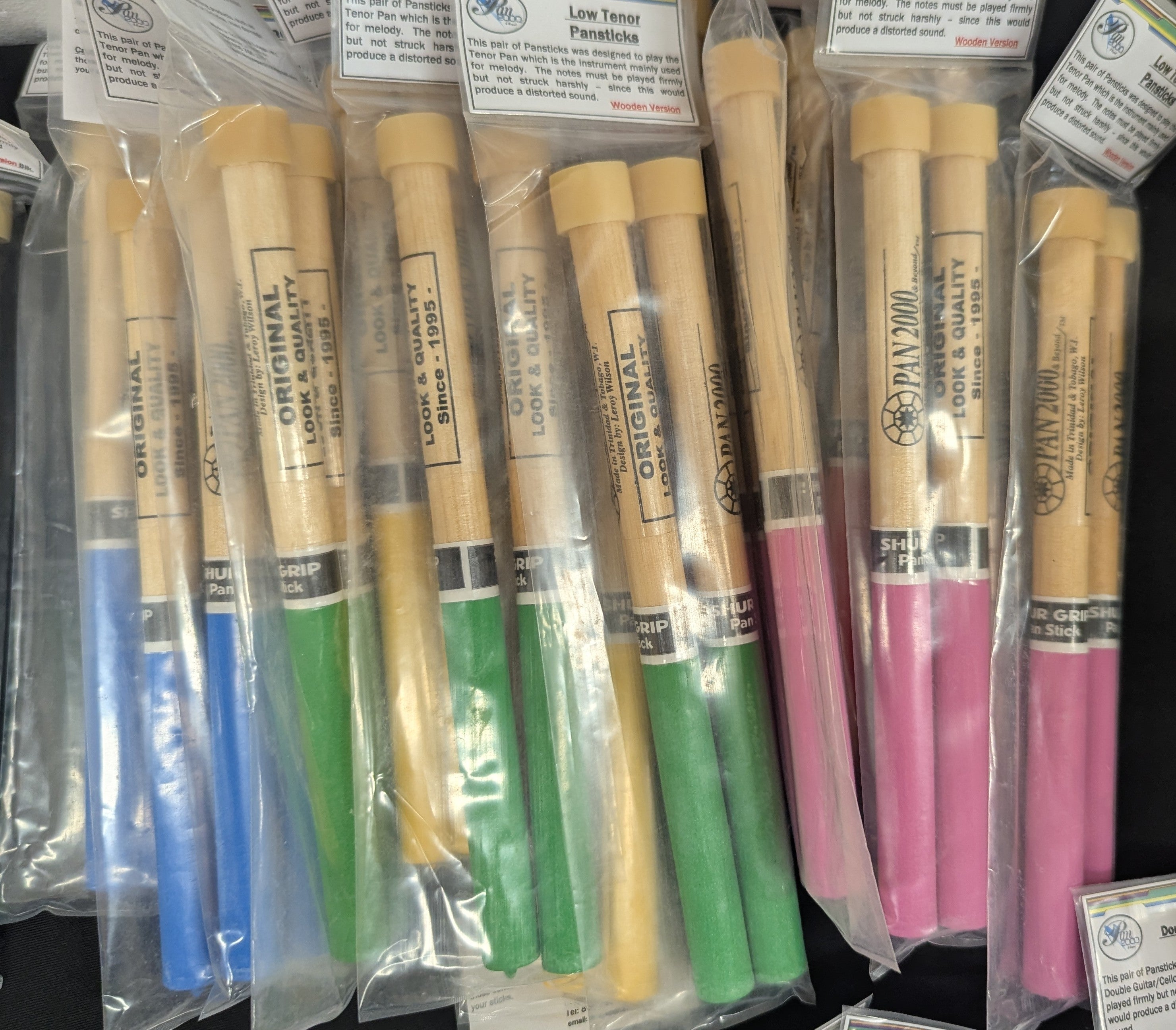 Pan 2000 Wooden Low C Tenor Sticks