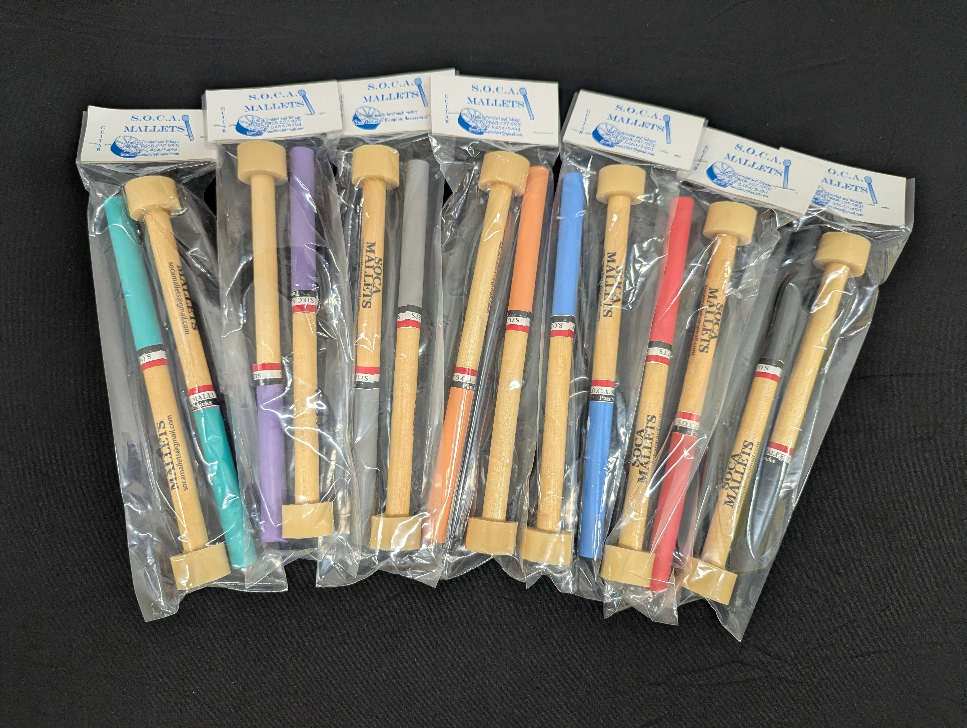 Soca Mallet Guitar Steel Pan Sticks