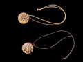 Copper Steel Pan Pendant Necklace